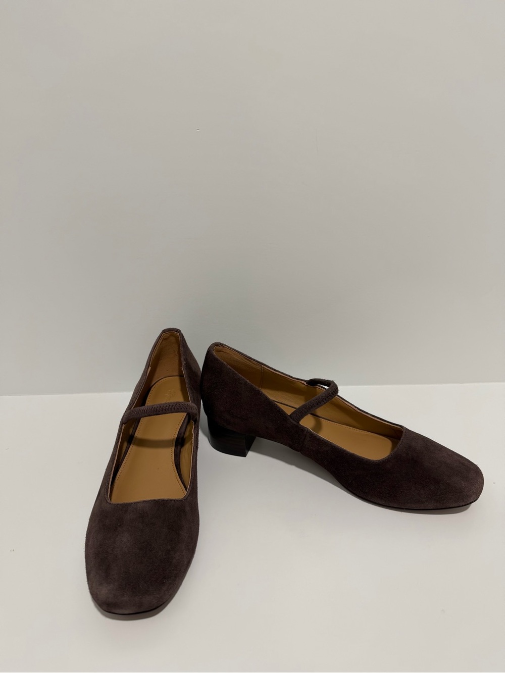 NEW Madewell The Greta Pump in Dark Roast Suede NX093 $138 size 8 - Picture 6 of 13